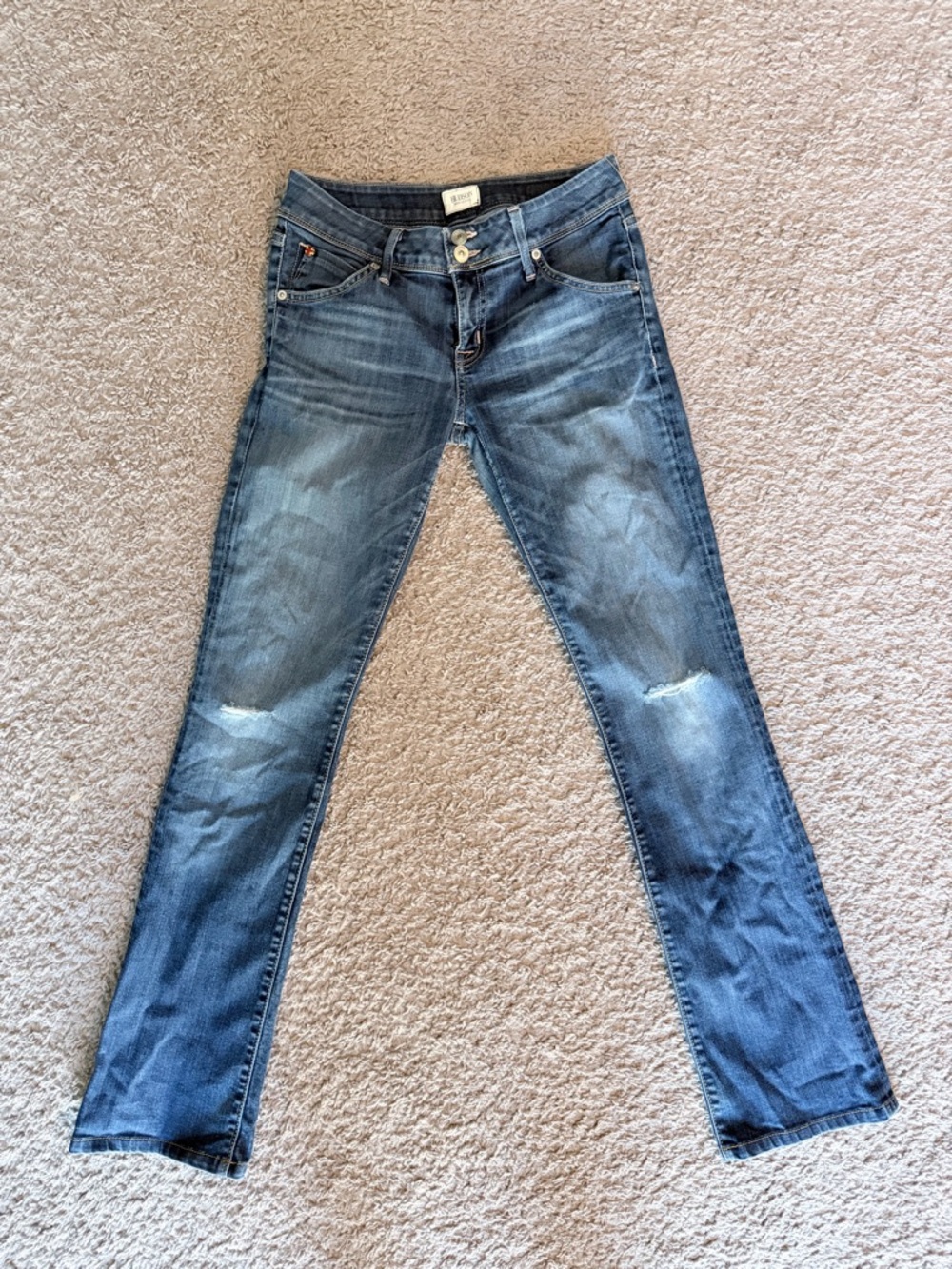 Hudson Jeans Women's Faded Blue Bootcut Jeans
